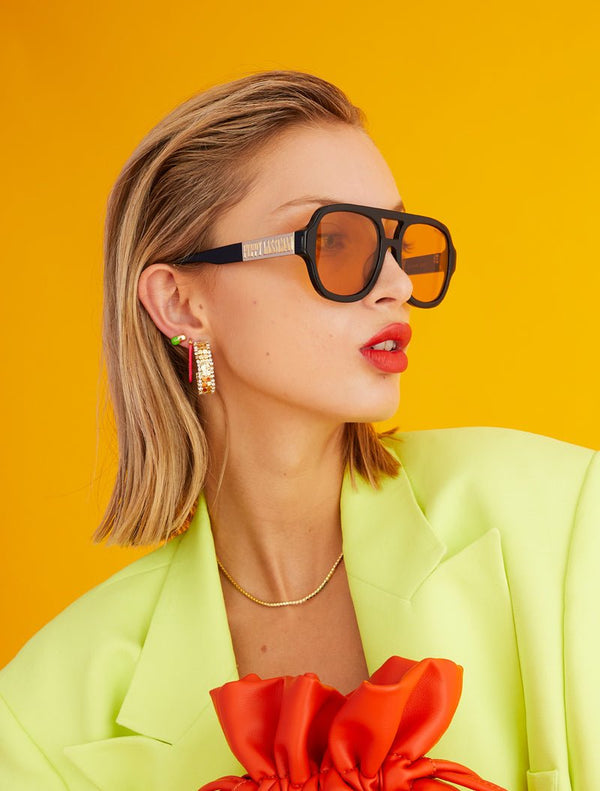 JimBob / Black Acetate & Yellow Lens - Shade Files